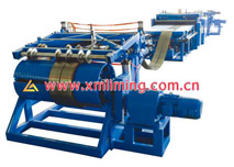 Sample slitting/re-coiling line